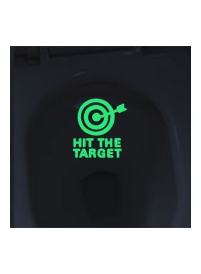 1-Piece Creative “Hit The Target” Pattern Waterproof Fluorescent Door Sign Sticker, Door Luminous Indication Sticker - Image 2